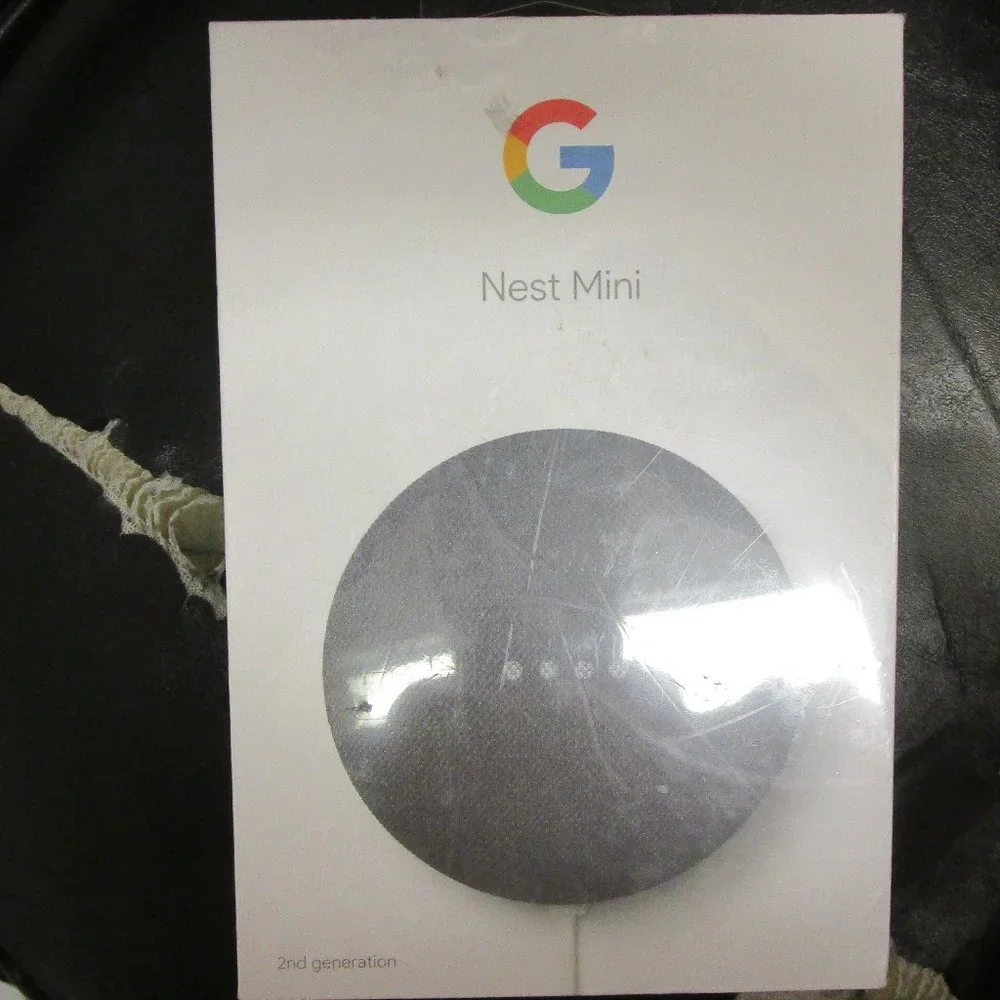 Google Nest Mini (2nd Generation) Smart Speaker - Charcoal